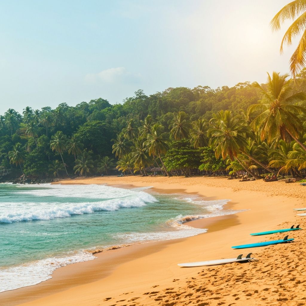 Arugam Bay east coast surf beach in Sri Lanka